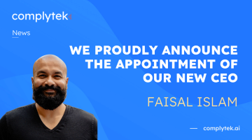 Announcing the Appointment of our new CEO, Faisal Islam