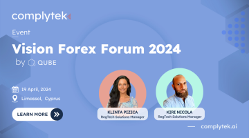 Join Complytek at the Vision Forex Forum 2024 in Cyprus