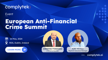 Complytek at the European Anti-Financial Crime Summit, Dublin, May 16 2024